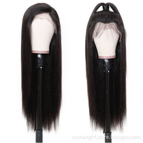 Transparent 4x4 Lace Closure Wig Pre Plucked 30 Inch Full Lace Human Hair Wigs Bleached Knot 360 Straight Hd Lace Frontal Wig